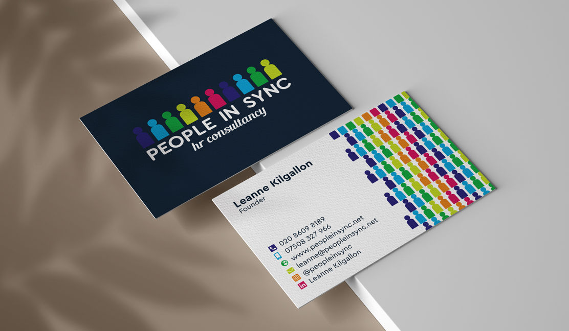 People in Sync Business Cards